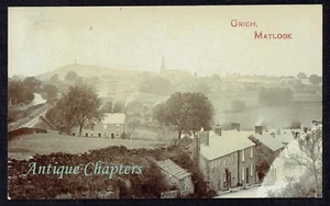 1913 Panorama Crich Derbyshire Postcard C531 - Imagen 1 de 2