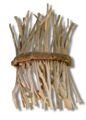 Lámpara de pared de madera a la deriva Lámpara de madera antigua Lámpara de pared Luz Paquete de madera Beige Foto 1 de 4