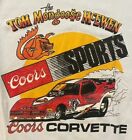 Vrhtf Nhra"Vintage Cool "80S "Tom The Mongoose Coors Sports" Lt Blue T Shirt