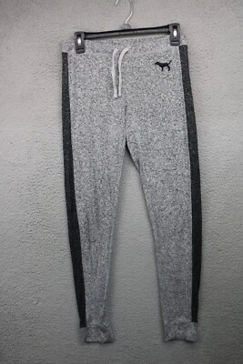 Joggers de salón gris Pink by Victoria's Secret-talla pequeña/pequeña-cordón Foto 1 de 4