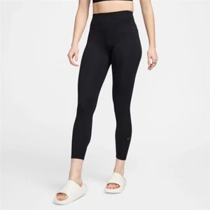 Nike One High-Rise 7/8 Tight Womens Black 12 Medium - Picture 1 of 9
