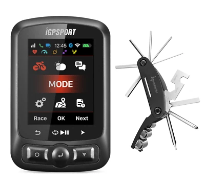 Computadora de ciclismo GPS iGPSPORT iGS620 con multiherramienta portátil para bicicleta 4U Foto 1 de 4