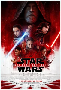 STAR WARS LES DERNIERS JEDI Affiche Cinéma ROULEE 53 x 40 cm Movie Poster - Imagen 1 de 1