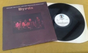 THE BYRDS " BYRDS "SUPER UK VRARE ORIG WHITE ASYLUM EMI PRESS GRAMOPHONE CO RIM - Picture 1 of 12