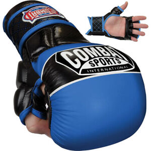 Combat Sports Max Strike Blue Training Gloves