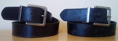 Cinturón reversible George para hombre negro/gris camuflado a marrón oscuro variedad de tallas Foto 1 de 4