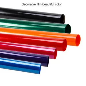 Window Film Glass Sticker Adhesive Tint Decorative UV Proof Roll Colorful - Picture 1 of 21