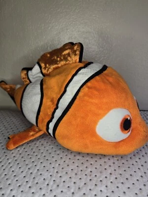 Disney Store Nemo Peluche Suave Muñeca Talla 16" Buscando a Nemo Pez Grande Naranja  Foto 1 de 4