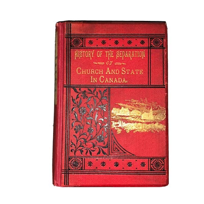 History of The Separation of Church and State in Canada by Stimson 1887 Antique Foto 1 de 4