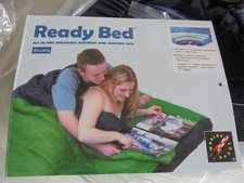 BNWT "Worlds Apart" Adult Double Inflatable Ready Bed & Sleeping Bag /Guest Bed