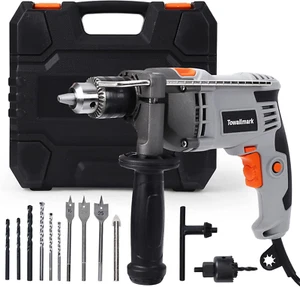 7.5-Amp Hammer Drill with Aluminum Alloy Housing, 1/2-Inch Corded Electric Hamme - Picture 1 of 8