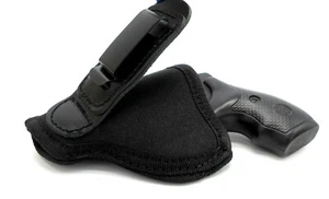 LEFT HAND Shirt TUCK TUCKABLE IWB Inside Pants Holster for SNUBNOSE REVOLVERS - Picture 1 of 7