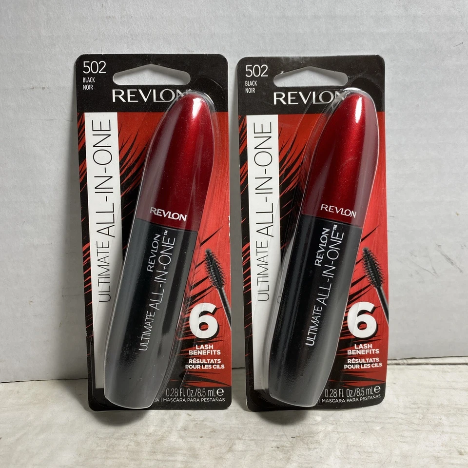 2 Revlon Ultimate All-in-one Mascara 502 Black Ship