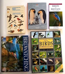 Lot/5 Birds Books - Birds of Britain and Europe, Birdwatching, Penguin - Picture 1 of 2