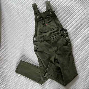 Gap Kids Olive Green Kitty Overalls • 4 - Picture 1 of 6