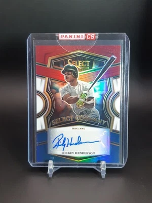 2023 Panini Select Rickey Henderson Auto Select Company Auto /49 #SCS-RH - Image 1 of 2