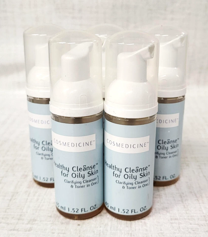 5 x COSMEDICINE Healthy Cleanser Toner In One For Oily Skin 1.52 fl oz NEW!!! - Image 1 of 1