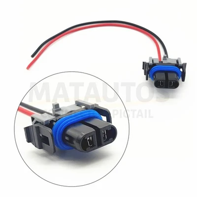 2 Wire Fog Light Fog Lamp Connector Repair Plug For Hyundai Elantra 2006-2019 - Image 1 of 4