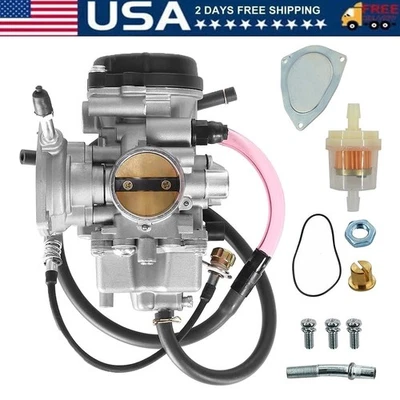 Carburetor Carb for Yamaha Bruin Big Bear Wolverine Kodiak Grizzly 350 400 450 Foto 1 de 4