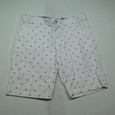 Shorts masculino Plugg Flexx estampa de lagosta branca tamanho 36 mistura de algodão - Imagem 1 de 4