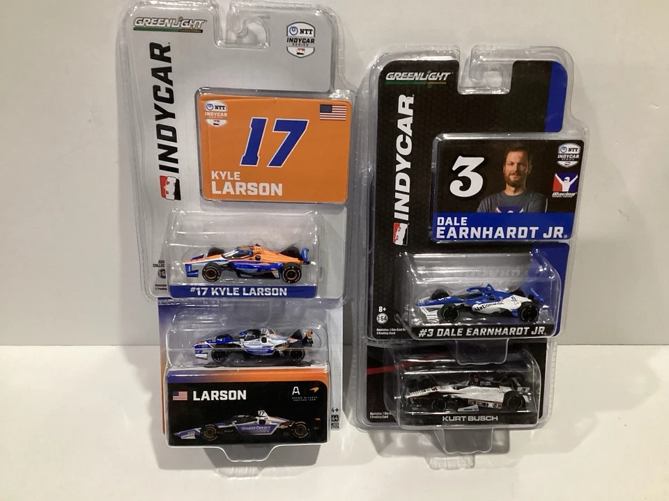 Lote de 4 autos Greenlight IXO Indy Larson Earnhardt Jr Busch Foto 1 de 1