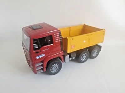 Camion Dumper Bruder MAN TGA 41.440 41Cm Scala 1/16 Cantiere & Costruzione TBE - Immagine 1 di 4