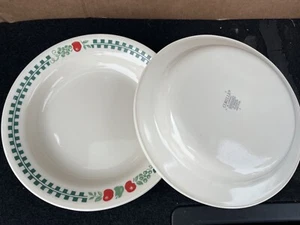 Corning Ware Corelle Farm Fresh Flat Rim Soup Bowl 8 1/2”D Set Of 5 - Picture 1 of 2