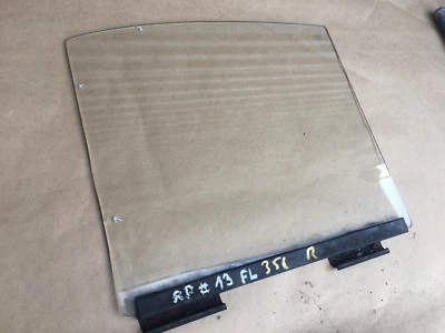 Porsche 356 B/C Coupe Door Window Glass W/ window Rail (Right,Pass. side) #13 FL - Image 1 of 4