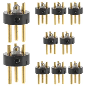 10 Pcs XLR Accessories Audio Conversion Head Microphone Cable Adapter - Picture 1 of 12