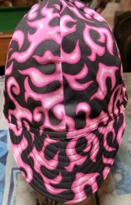  WELDING CAP MADE WITH PINK FLAMES - Picture 1 of 2