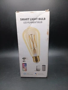 WiFi Dimmable LED Edison Bulb  Smart Voice & App Control Alexa Echo Smartoyo - Picture 1 of 4