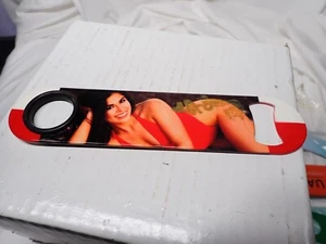 Hot Spicy Woman Metal Flat Speed Bottle Opener Autographed - Picture 1 of 4