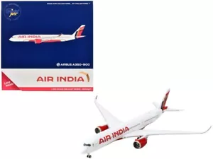 Avión comercial Airbus A350-900 "Air India" (VT-JRH) blanco con gráfico de cola - Imagen 1 de 1
