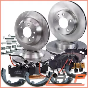 4x BREMSSCHEIBE+HANDBREMSBACKEN+SATZ BELÄGE VORNE+HINTEN FÜR PORSCHE CAYENNE 955 - Bild 1 von 12