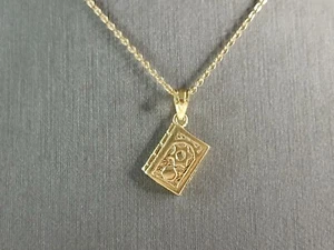 Sterling Silber goldfarben jüdischer Judaica Davidstern Anhänger, 3,5 g E3795 - Bild 1 von 4