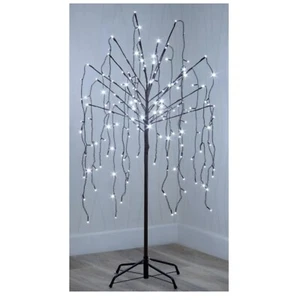 Árbol LED en forma de sauce llorón árbol interior/exterior 120 cm - Imagen 1 de 2