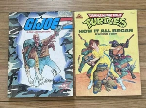 Vintage Malbuch Menge: G.I. Joe 1986 & Teenage Mutant Nina Turtles 1988 TMNT - Bild 1 von 8