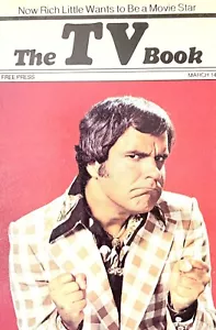 THE TV BOOK Detroit Free Press March 14 1976 Rich Little Comic Nixon Carson - Imagen 1 de 3