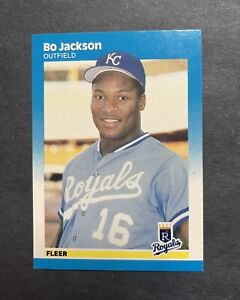 1987 Fleer Bo Jackson Raw Base Card #369