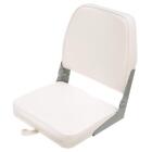 Attwood Marine Boat Seat 98395WH Fishing Seat; Low Back Padded Seat