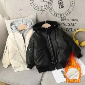 1-8 Year Winter Boys Jacket Warm Cotton Kids Coat Children Outerwear Clothing - Picture 1 of 17