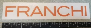 FRANCHI LARGE 9" Orange Peel N' Stick Vinyl Sticker Decal OEM Original Shot Show - Picture 1 of 1