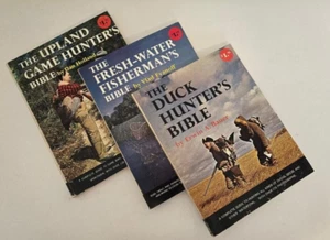 3 Book Set: Duck Hunter's, Upland Game Hunter's, Freshwater Fisherman's Bible - Picture 1 of 18