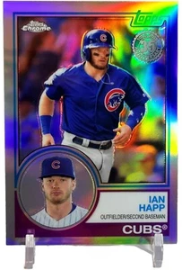 Ian Happ 2018 Topps Chrome 1983 Topps Refractor Card #83T-3 Chicago Cubs W/Top - Bild 1 von 4