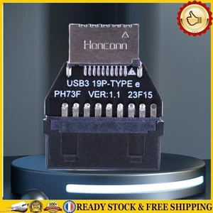 A-Key Front Panel 90 Degree Adapter for Type C Computer Motherboard ^FR - Afbeelding 1 van 11