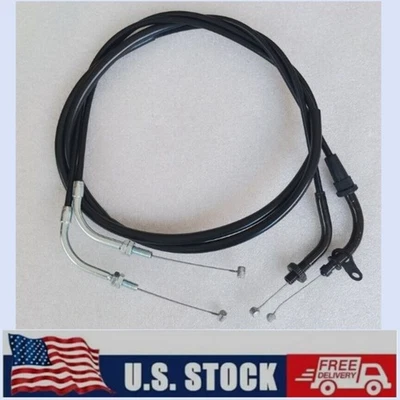 Throttle Cable Wires For Yamaha V-Star 1100 XVS1100 1999-2011 Custom XVS1100A - Image 1 of 4