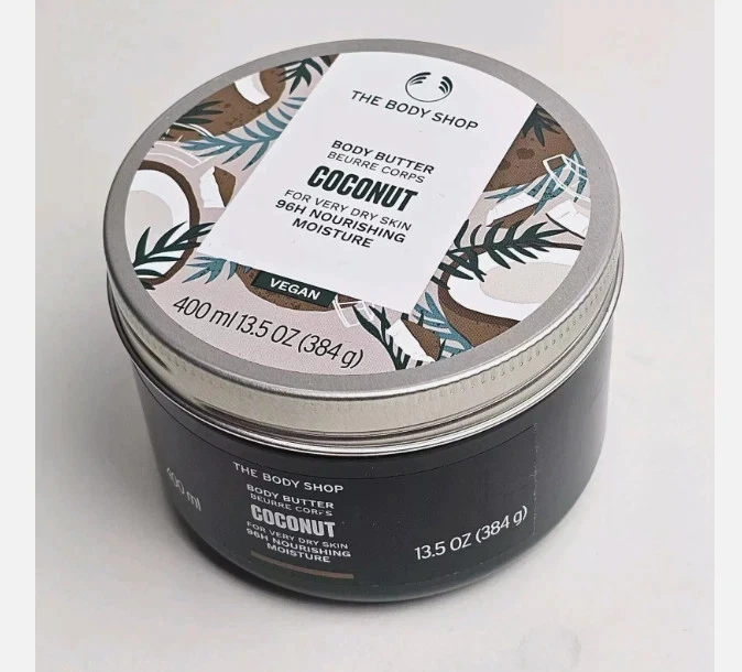 The Body Shop Coconut Body Butter 13.5oz | Jumbo 400ml Cream for Dry Skin  Vegan - Image 1 of 1