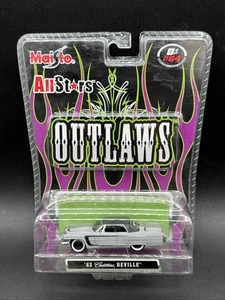 2007 Maisto ALL STARS OUTLAWS 65 CADILLAC DEVILLE gray black grey VERY NICE - Picture 1 of 4