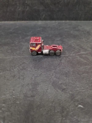 Universal Product Semi Truck Cab 1978 Maroon Made in Hong Kong - Image 1 of 4