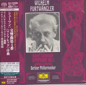 Furtwangler/BPO - Schumann: Sym No 4, Manfred Overture [SHM-SACD][Limited]Japan - Picture 1 of 2